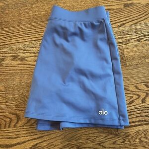 ALO Yoga Women's Sky Blue Mini Skirt